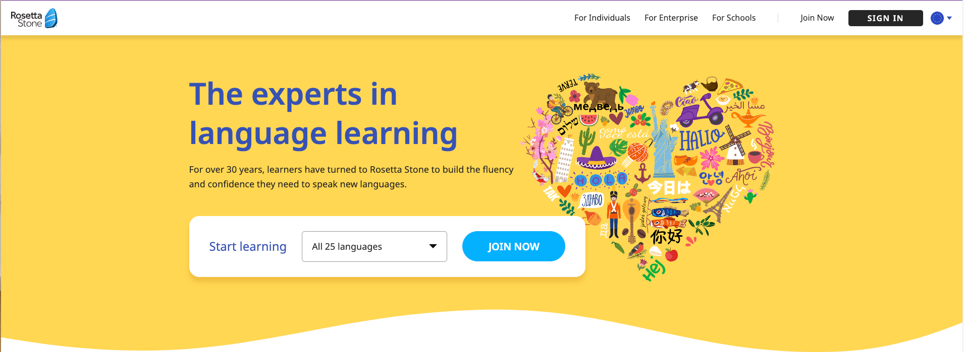 Rosetta-stone-website