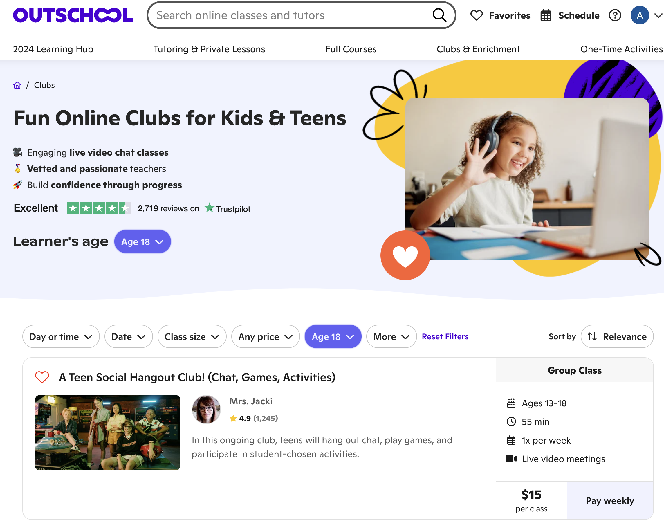 註冊成為 Outschool 會員 6