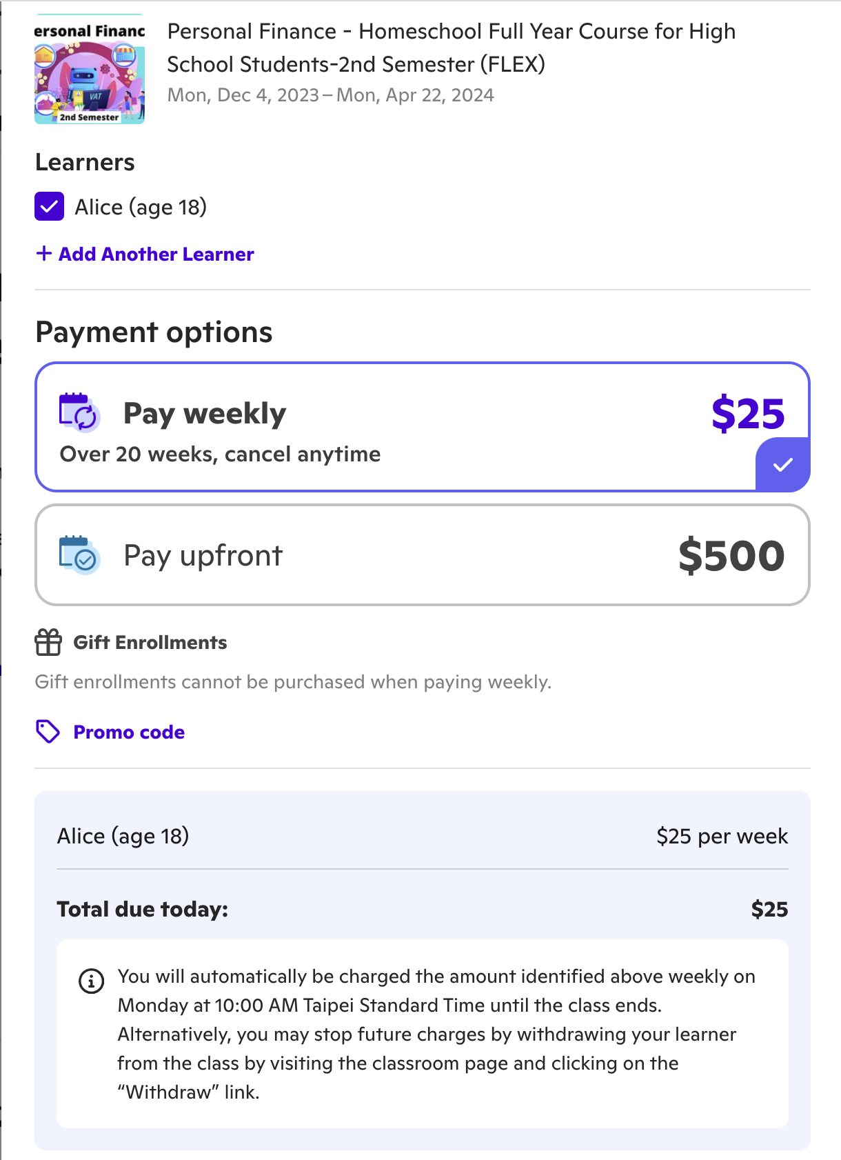 如何挑選 Outschool 課程 3