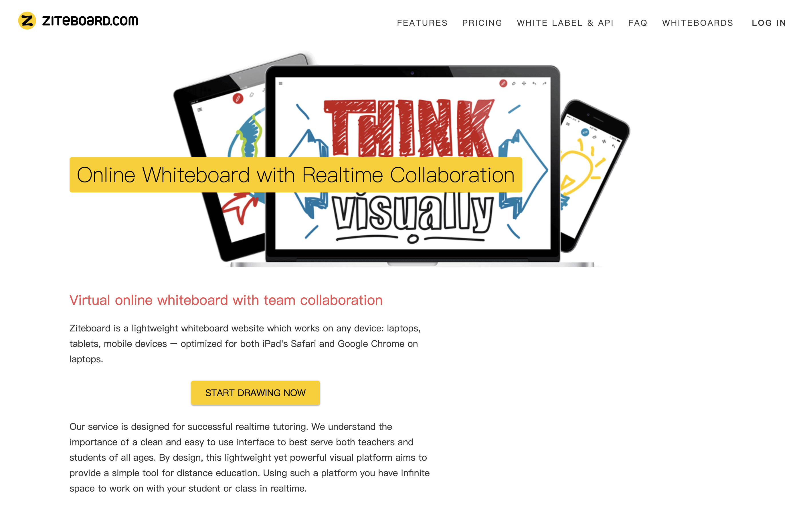 適合教學的線上白板工具推薦2:Ziteboard