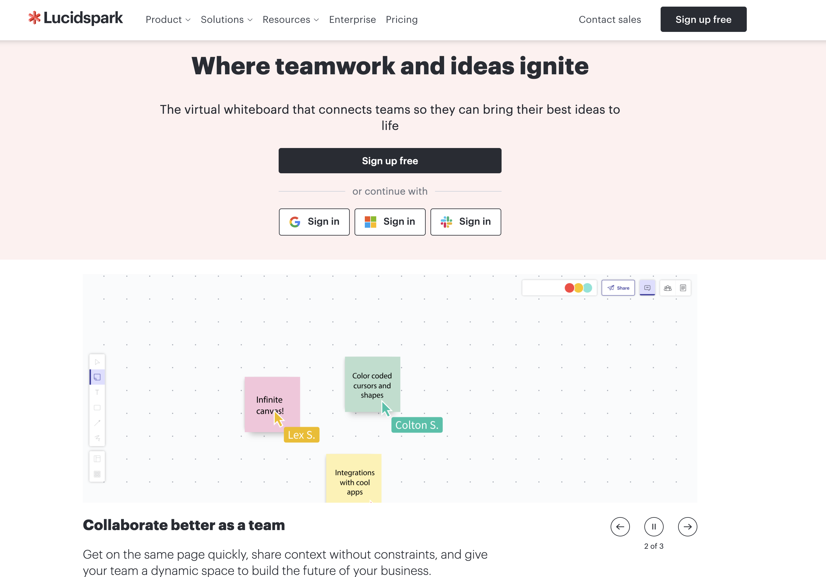 適合公司會議的線上白板工具推薦1:Lucidspark