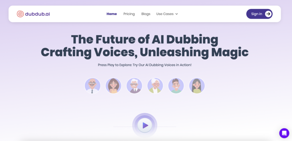Dubdub.ai、影音翻譯、AI