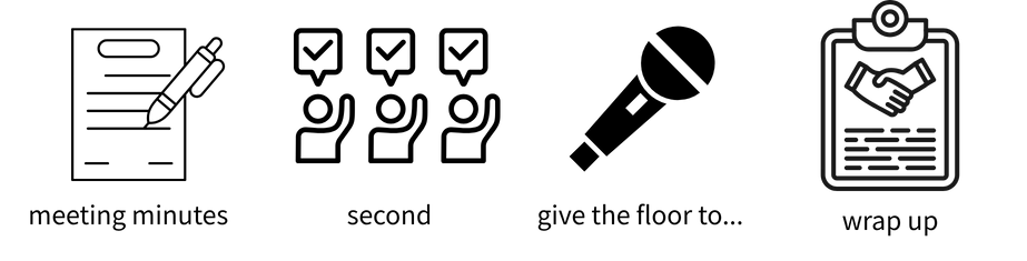 其他常用的會議用語