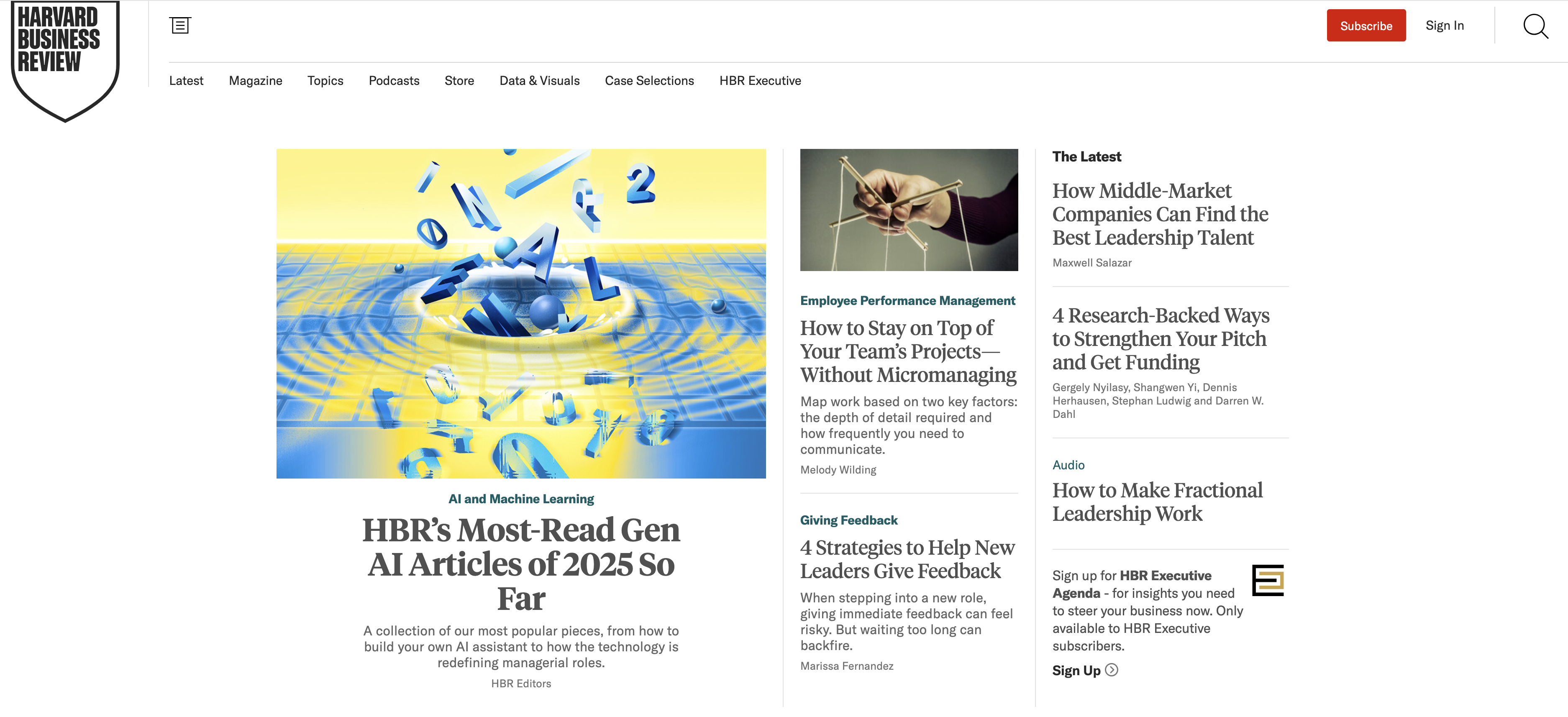 商用英文自學網站 6：Harvard Business Review