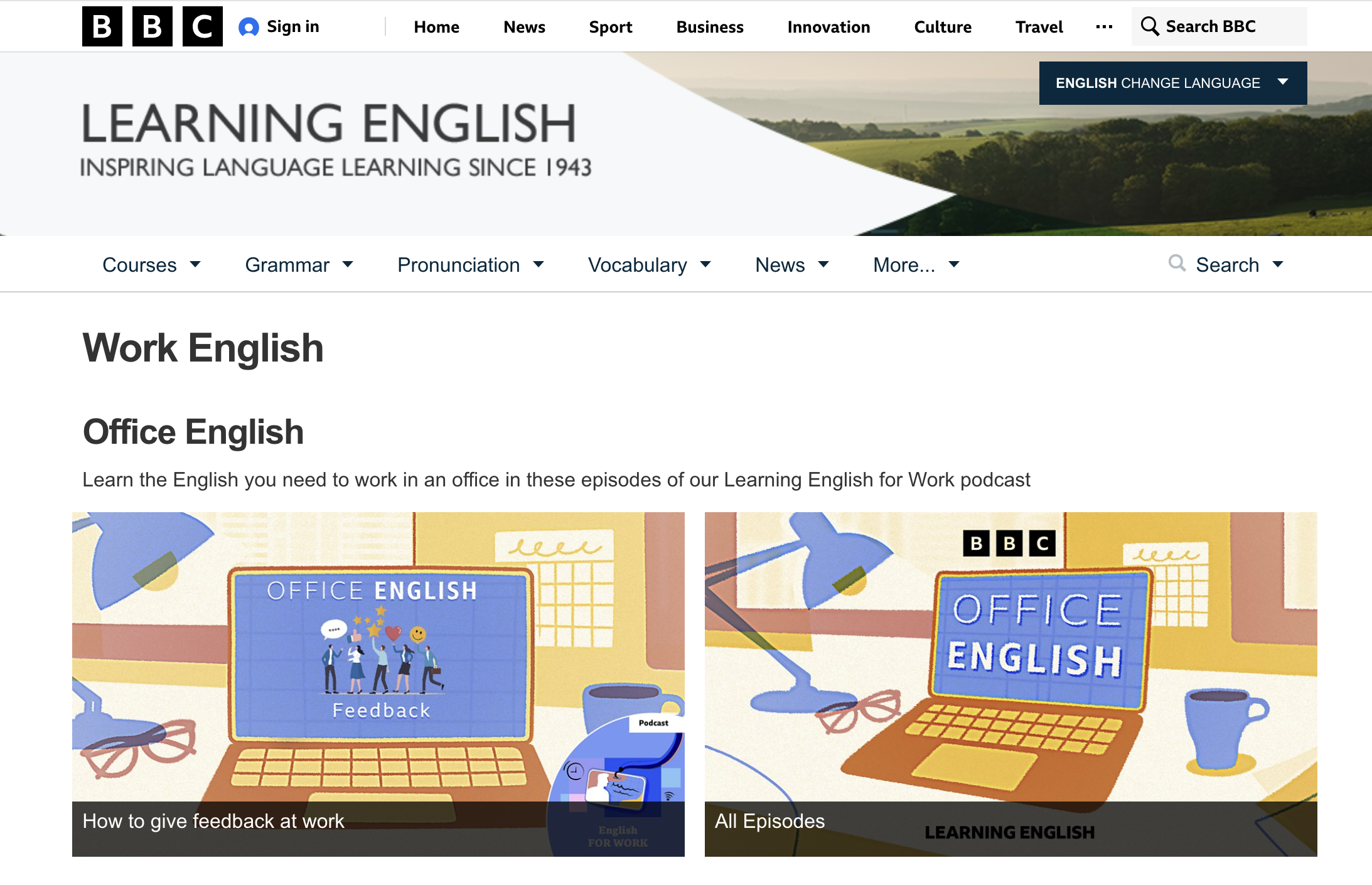 商用英文自學網站 8：BBC Learning English – Business English